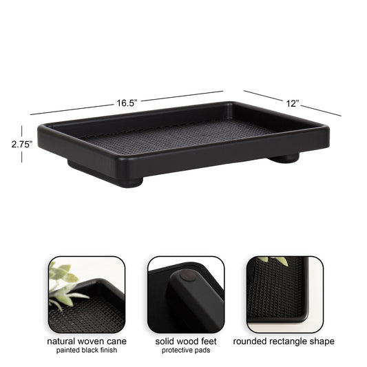 Planche Rectangle Woven Tray