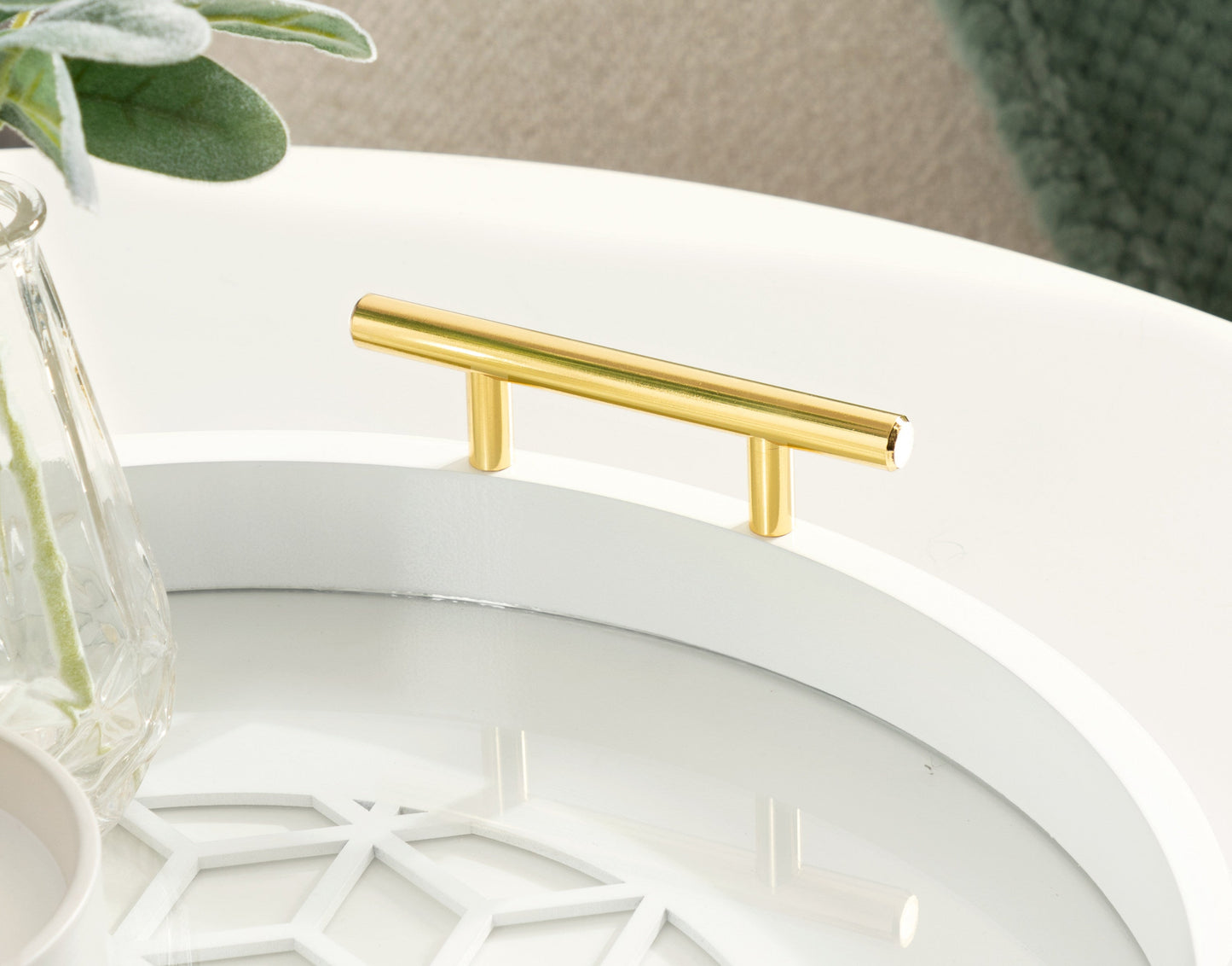 Caspen Round Decorative Tray