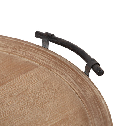 Bruillet Wood Ottoman Tray