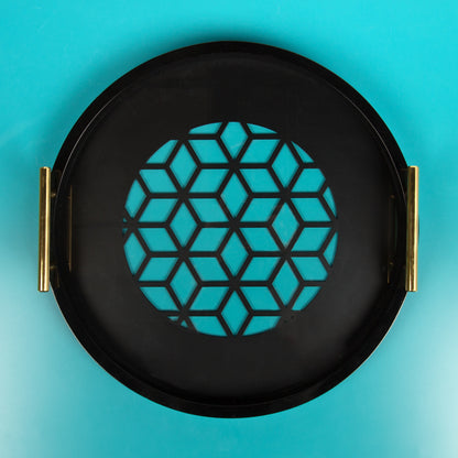 Caspen Round Decorative Tray