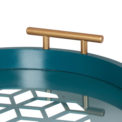 Caspen Round Decorative Tray