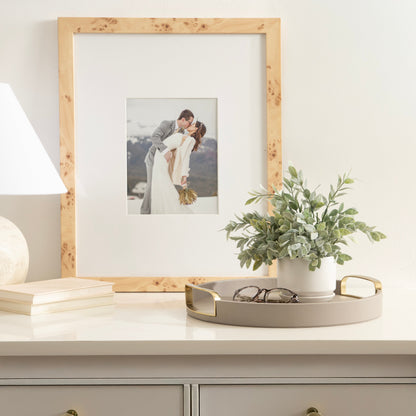 Valeska Round Tray with Handles