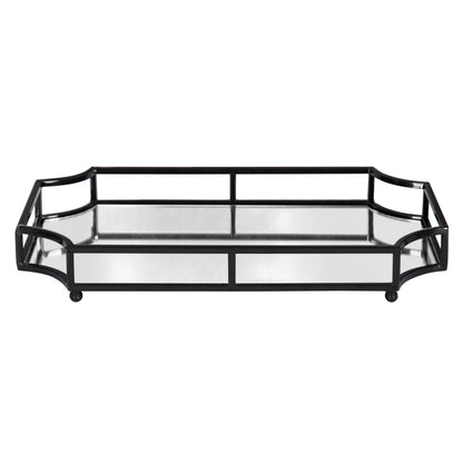 Ciel Metal Mirrored Scalloped Decorative Tray