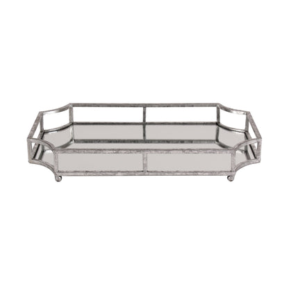 Ciel Metal Mirrored Scalloped Decorative Tray