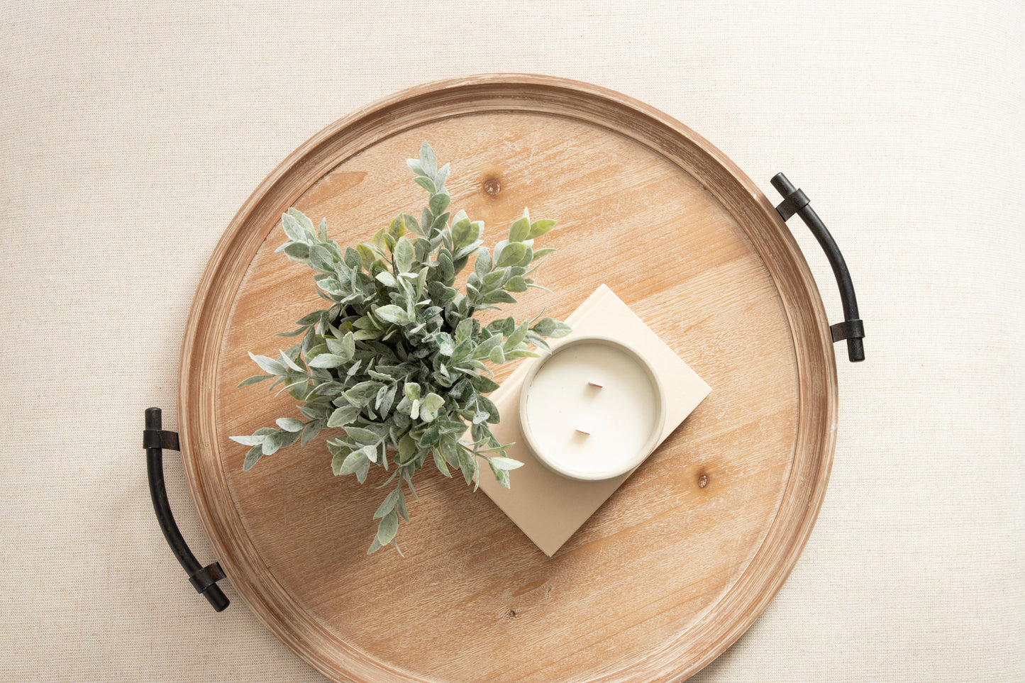 Bruillet Wood Ottoman Tray