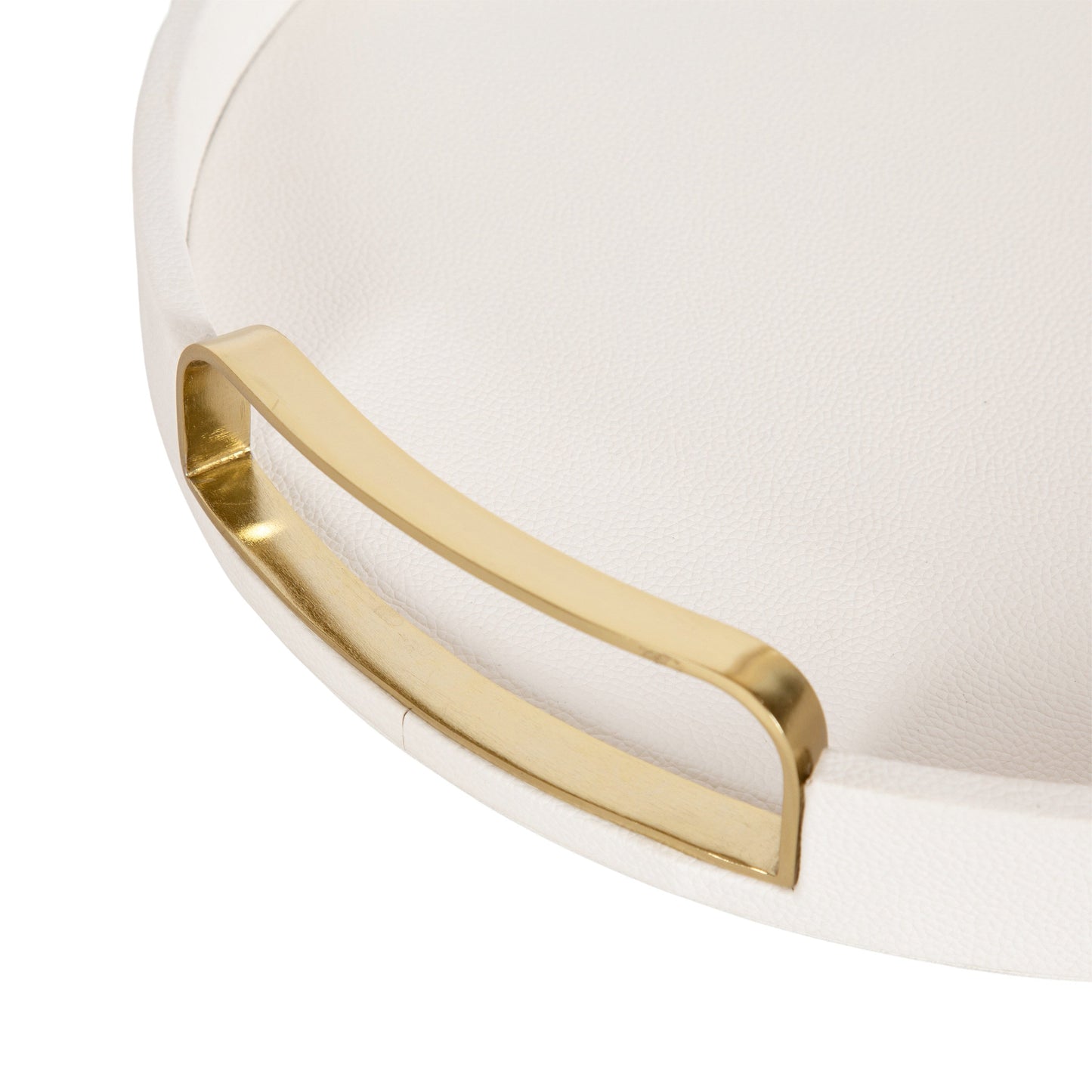 Valeska Round Tray with Handles
