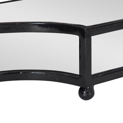 Ciel Metal Mirrored Scalloped Decorative Tray