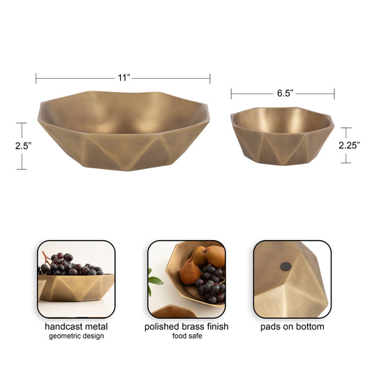 Octave Metal Bowl Set