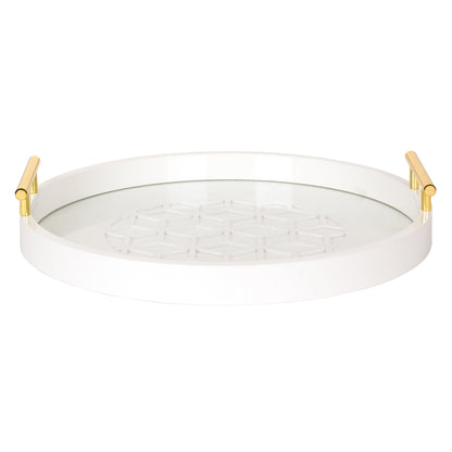 Caspen Round Decorative Tray