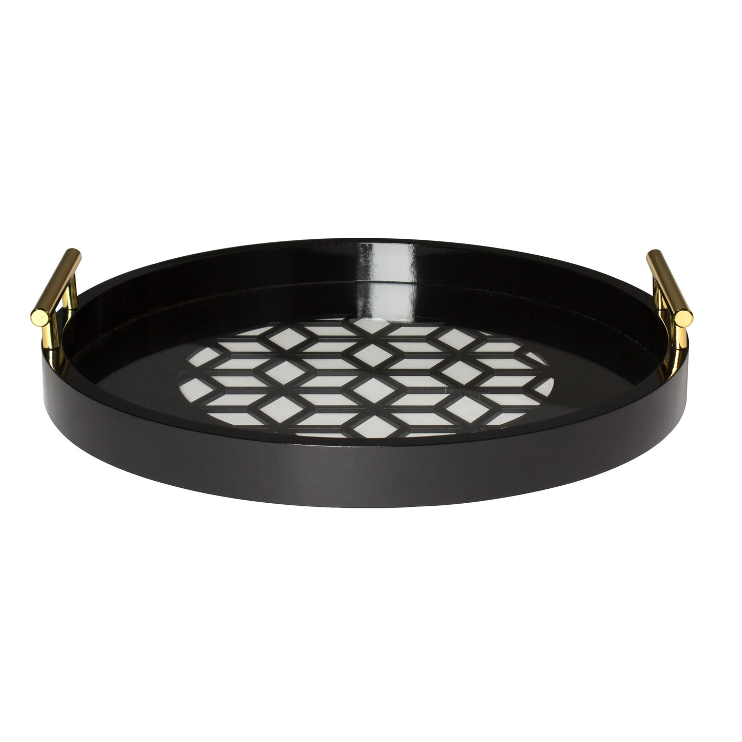 Caspen Round Decorative Tray
