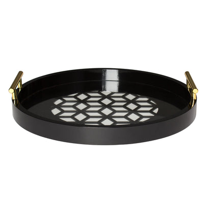 Caspen Round Decorative Tray