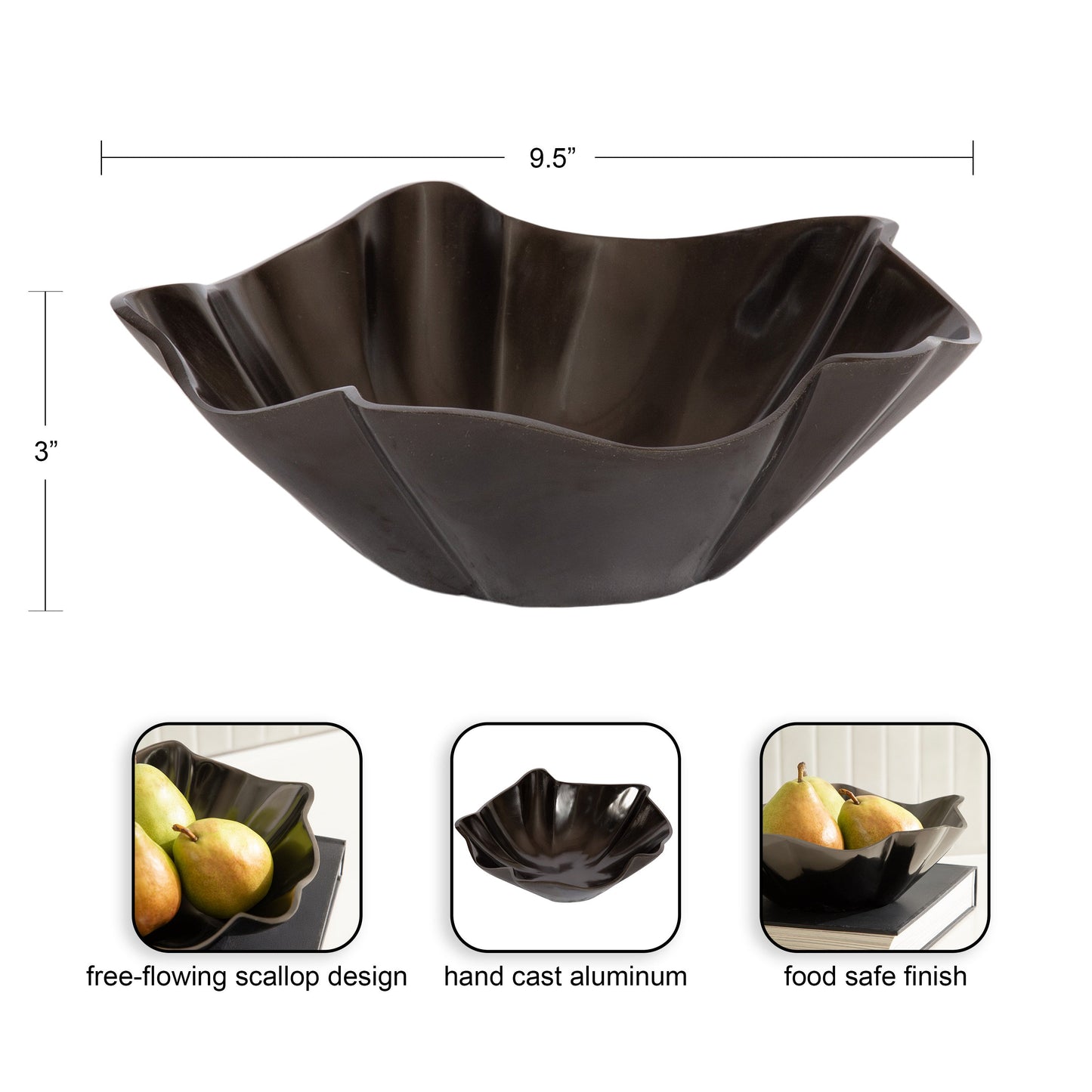 Flutte Metal Bowl
