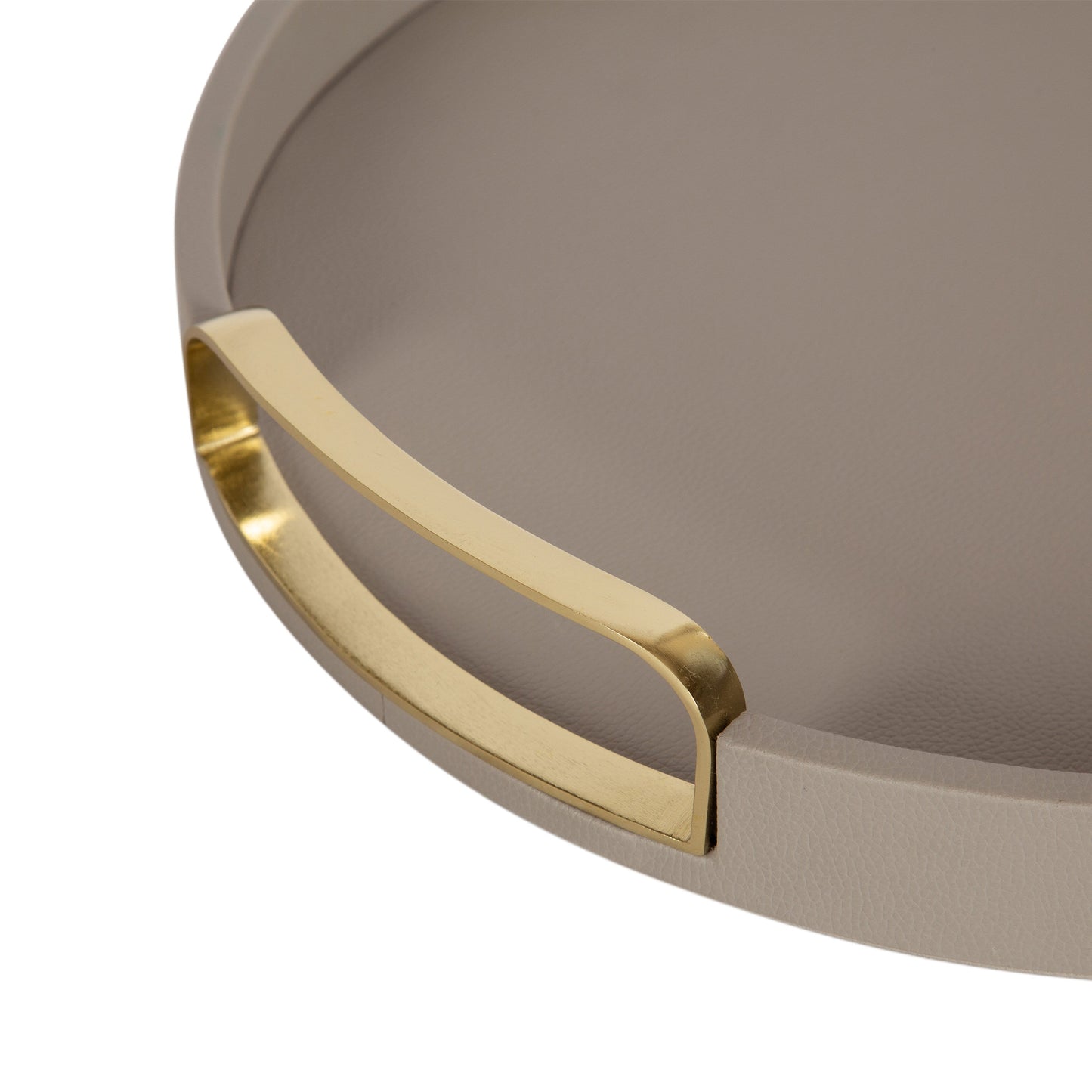 Valeska Round Tray with Handles