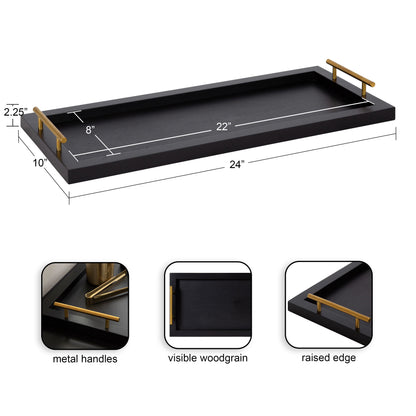 Halsey Rectangle Decorative Tray