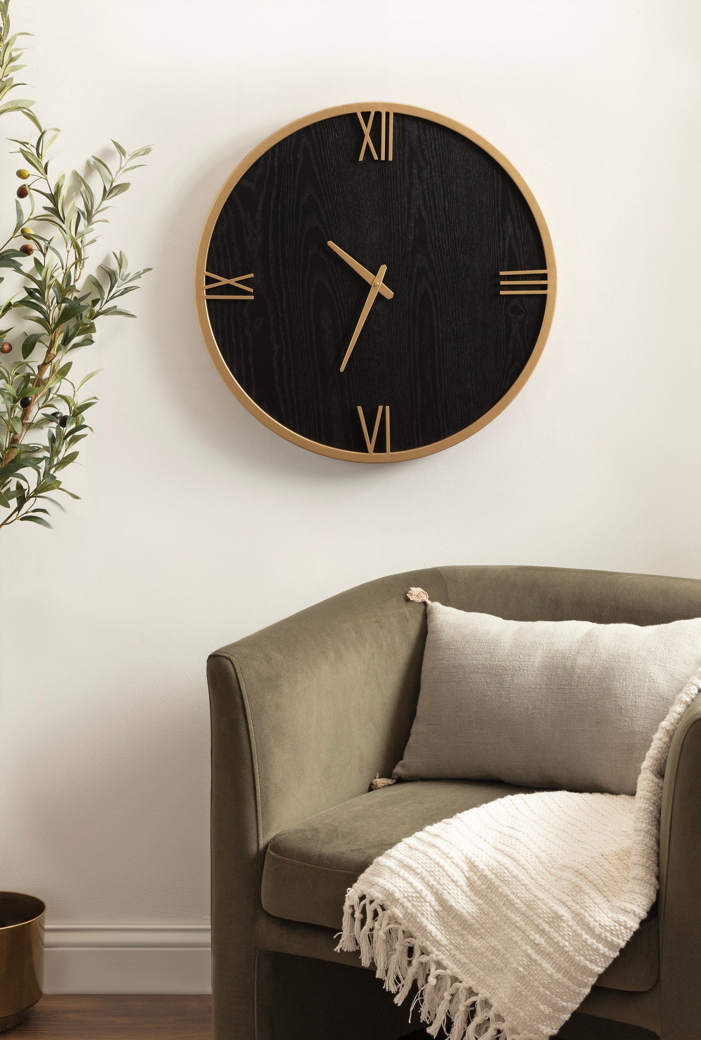 Pronte Wood Wall Clock