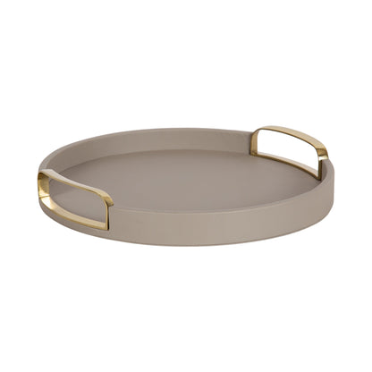 Valeska Round Tray with Handles