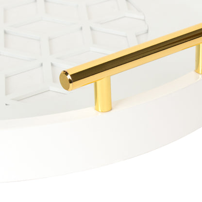 Caspen Round Decorative Tray