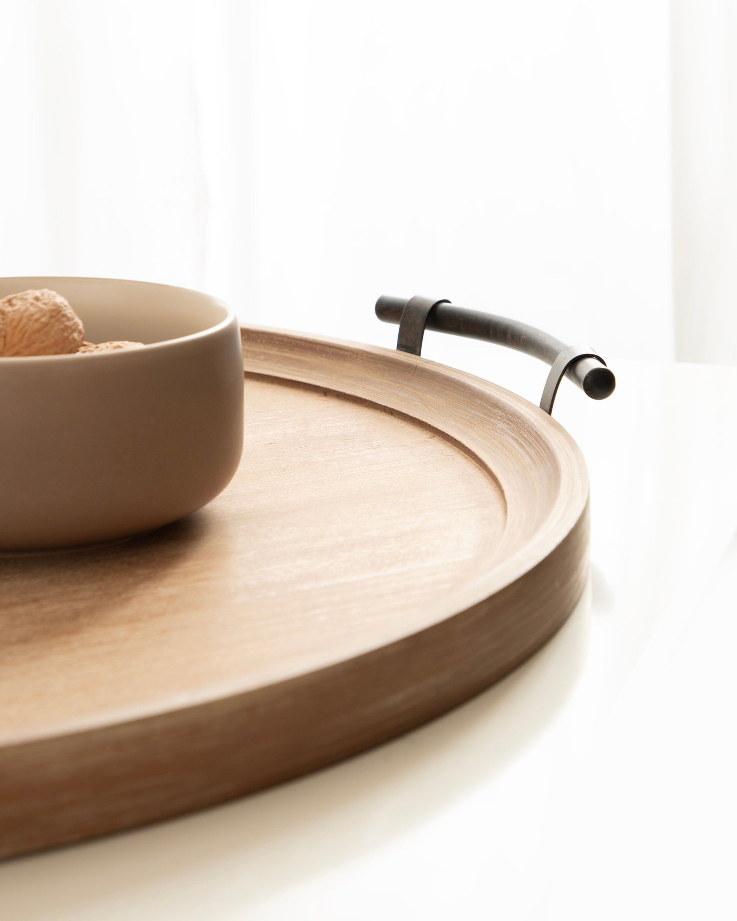 Bruillet Wood Ottoman Tray