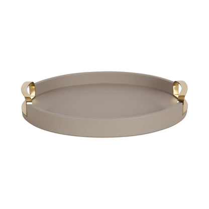 Valeska Round Tray with Handles