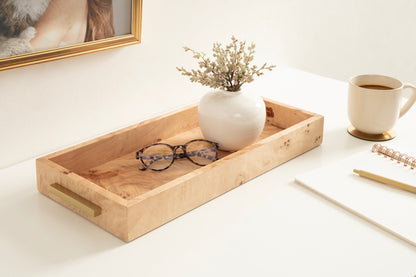 Burlock Rectangle Tray with Handles