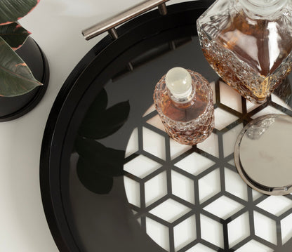 Caspen Round Decorative Tray