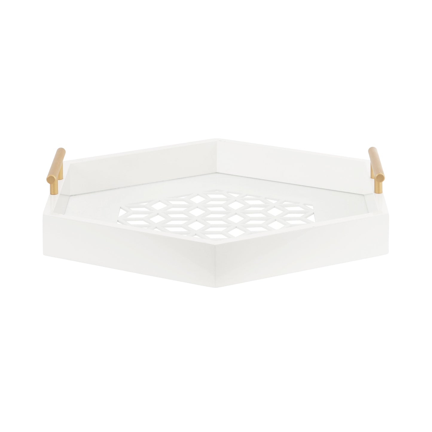 Caspen Hexagon Decorative Tray