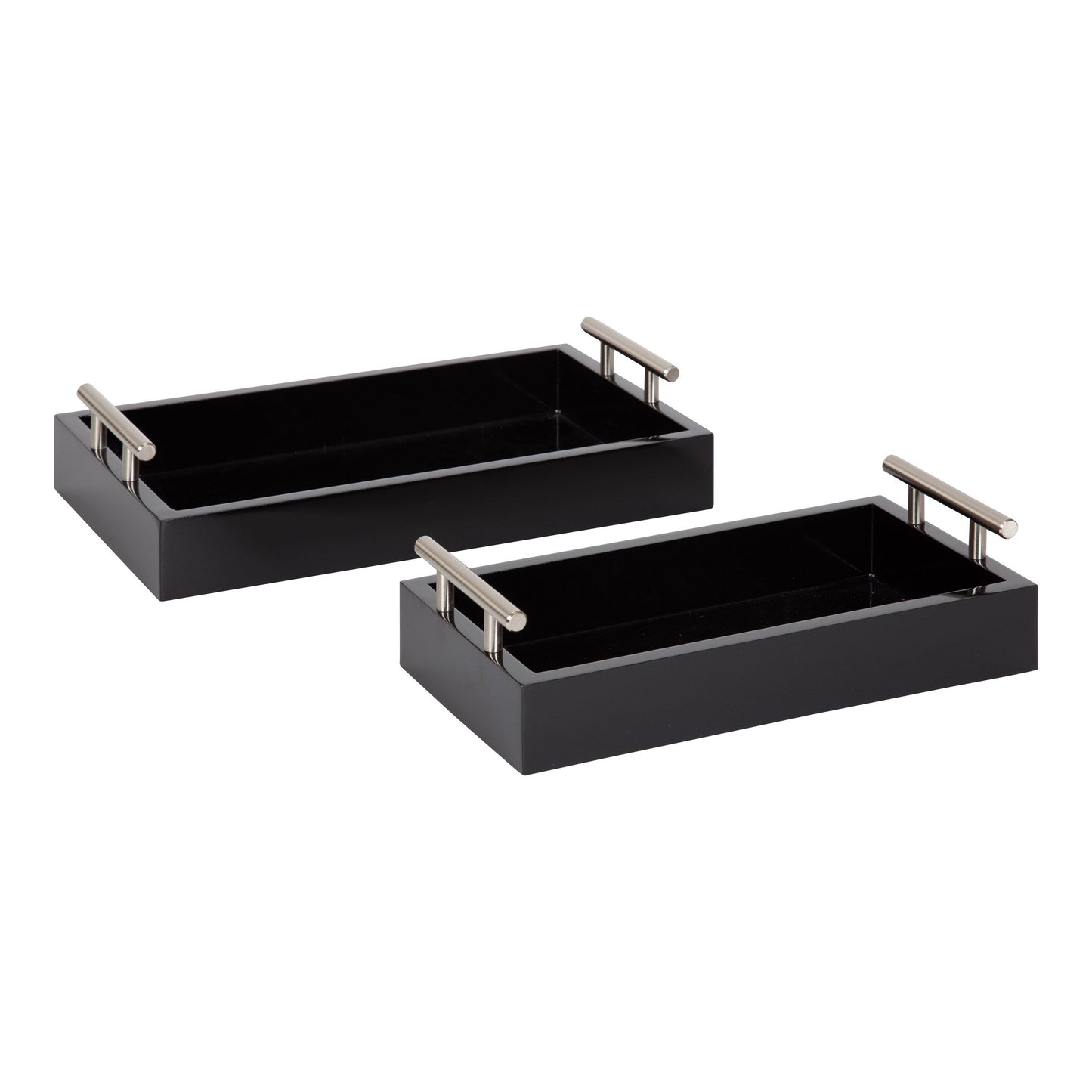 Lipton Rectangle Wood Tray Set