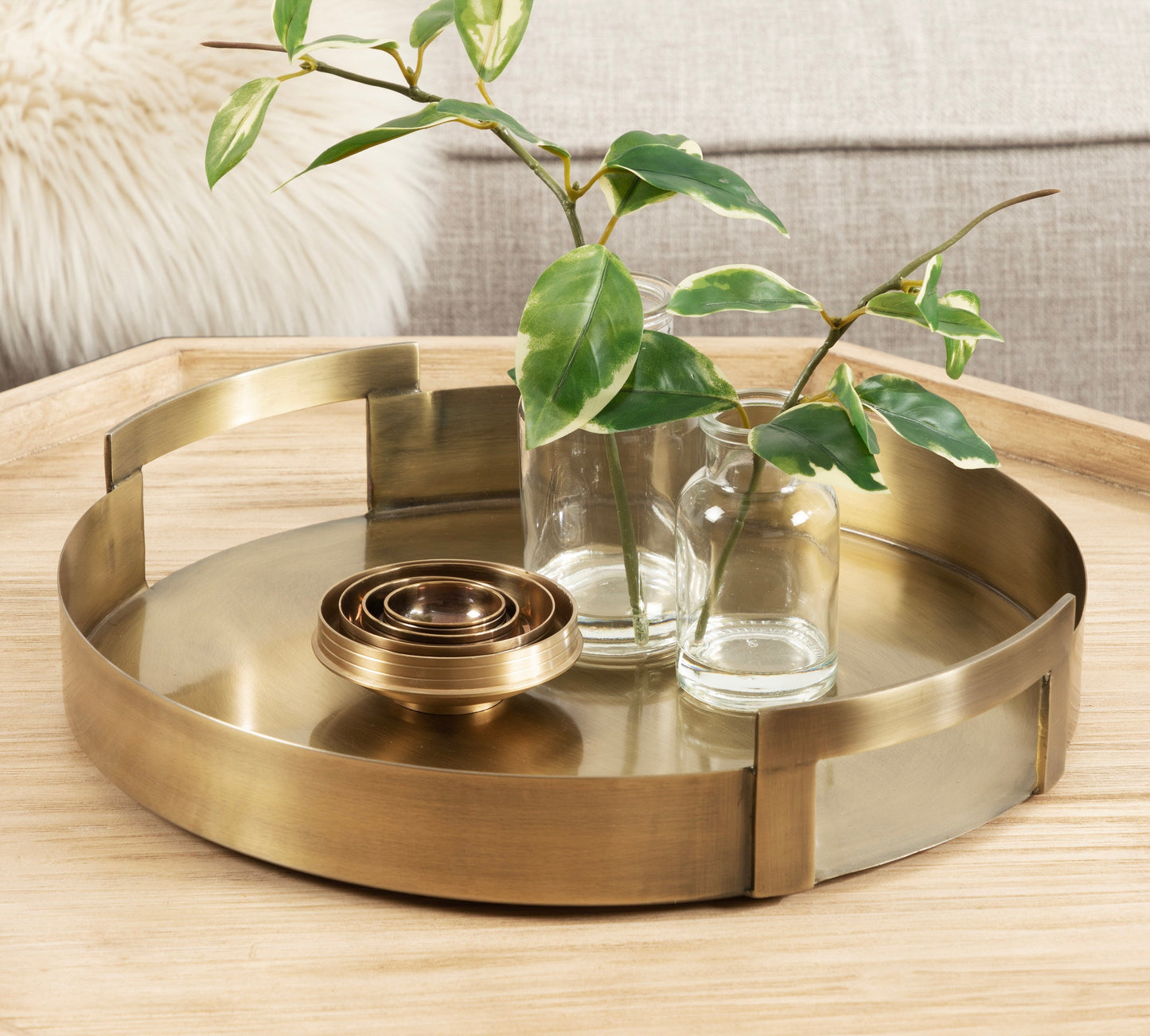 Myo Metal Round Tray