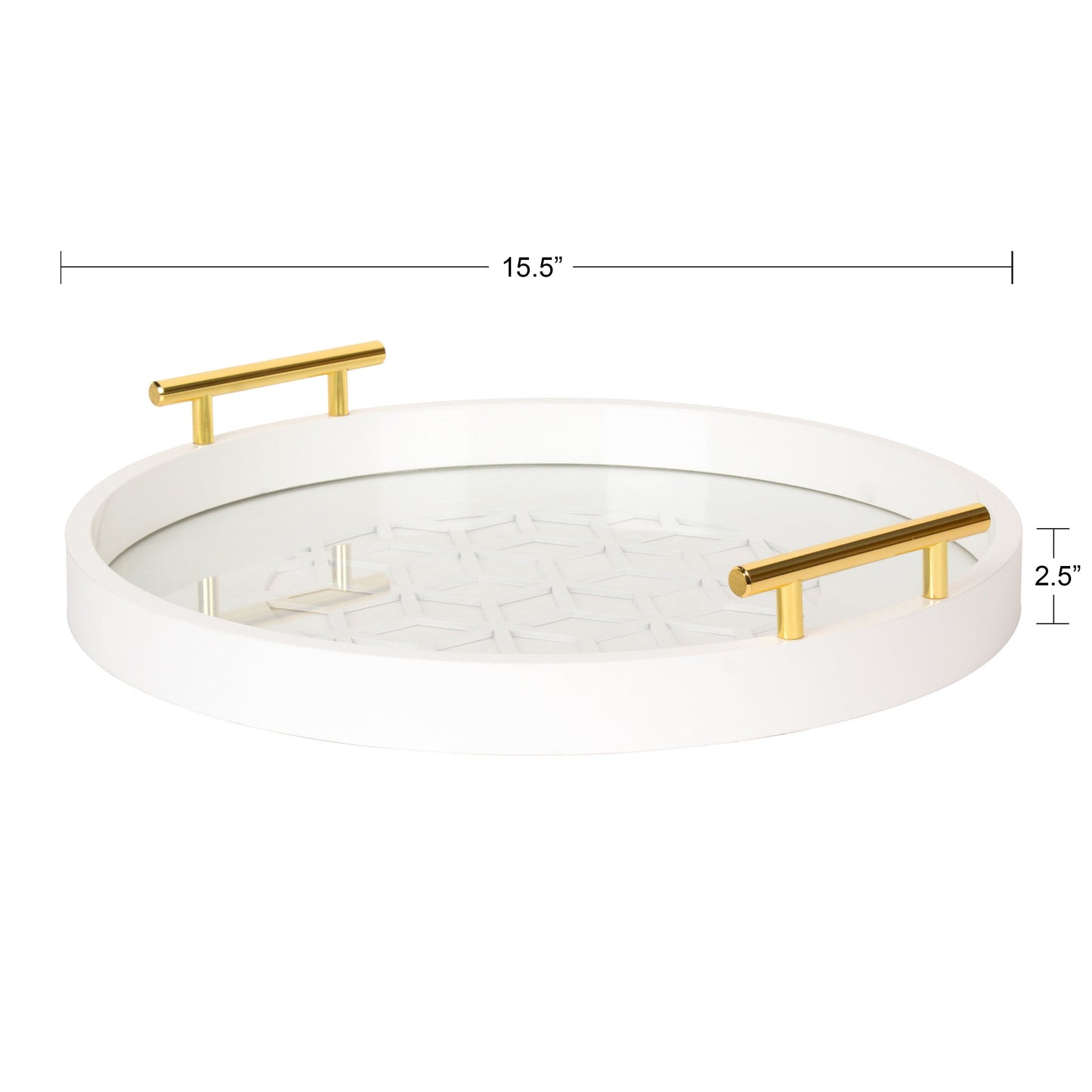 Caspen Round Decorative Tray