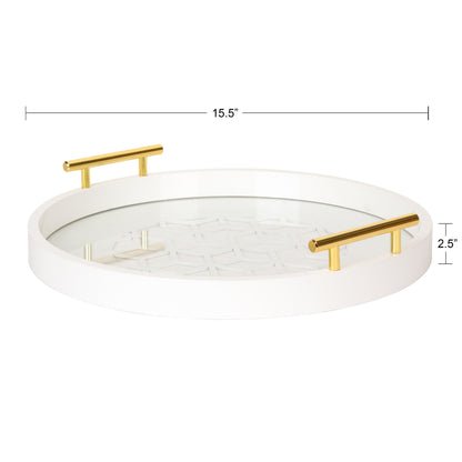 Caspen Round Decorative Tray