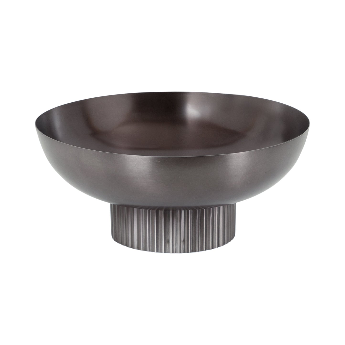 Rooks Ribbed Metal Bowl