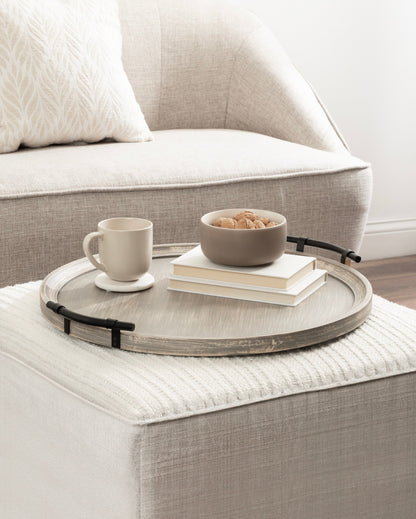 Bruillet Wood Ottoman Tray