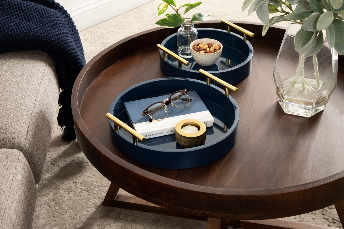 Lipton Round Tray Set