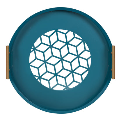 Caspen Round Decorative Tray