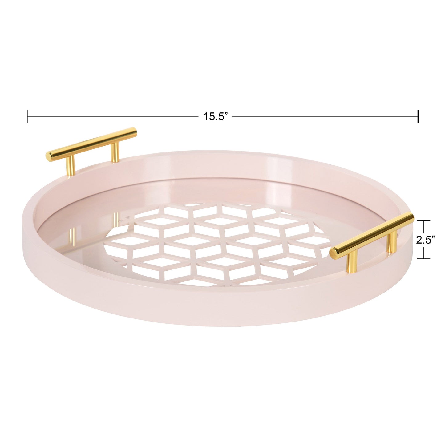 Caspen Round Decorative Tray