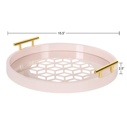 Caspen Round Decorative Tray