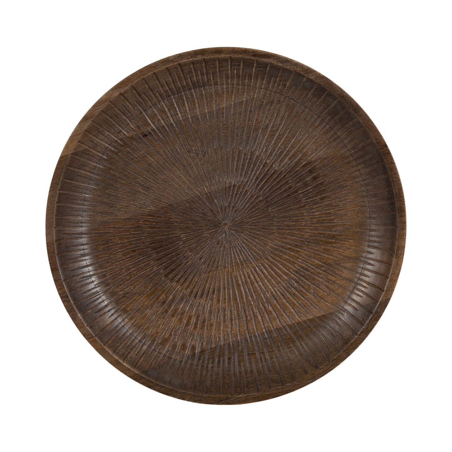Zandros Round Carved Tray