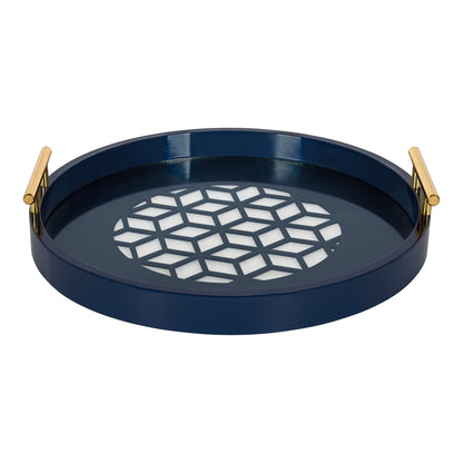 Caspen Round Decorative Tray