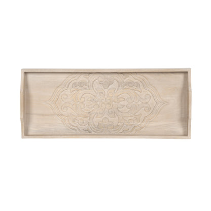 Adhira Carved Decorative Tray
