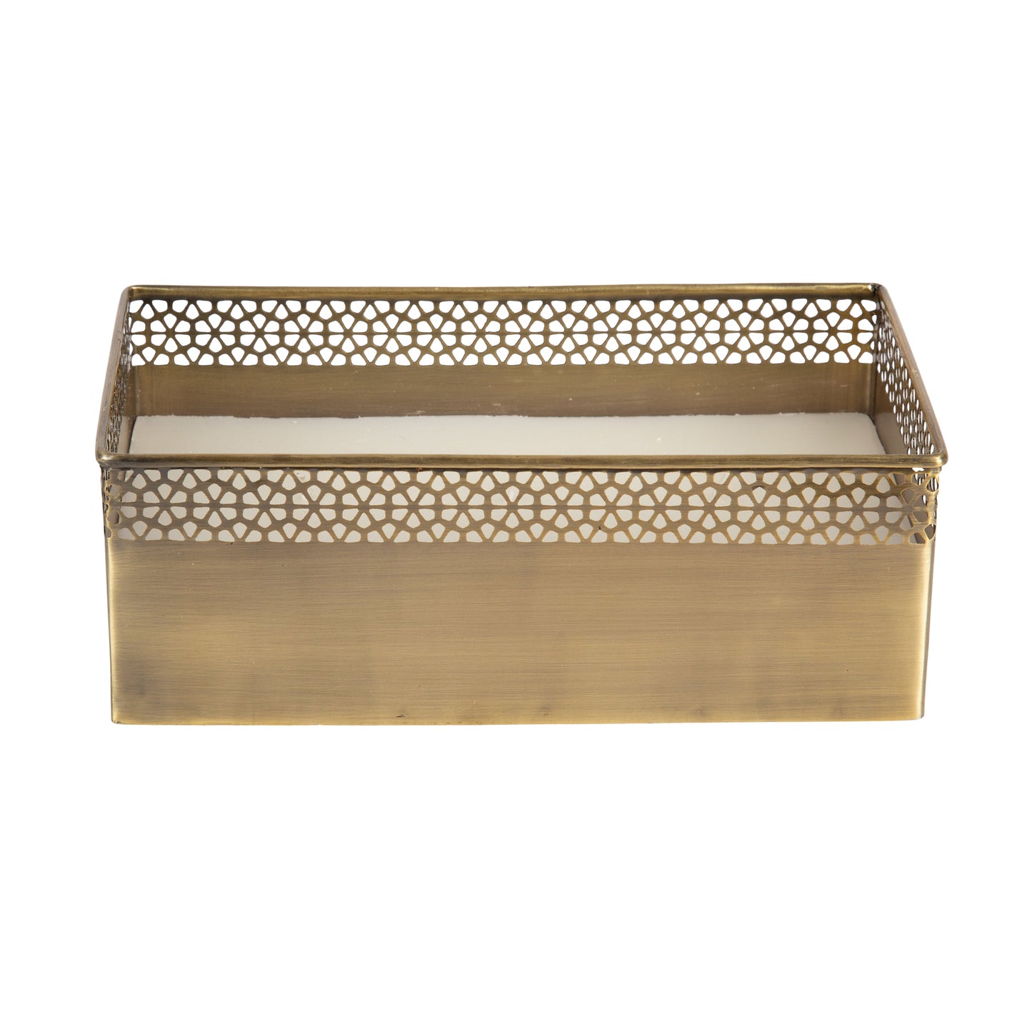 Pearce Rectangle Metal Wax Candle