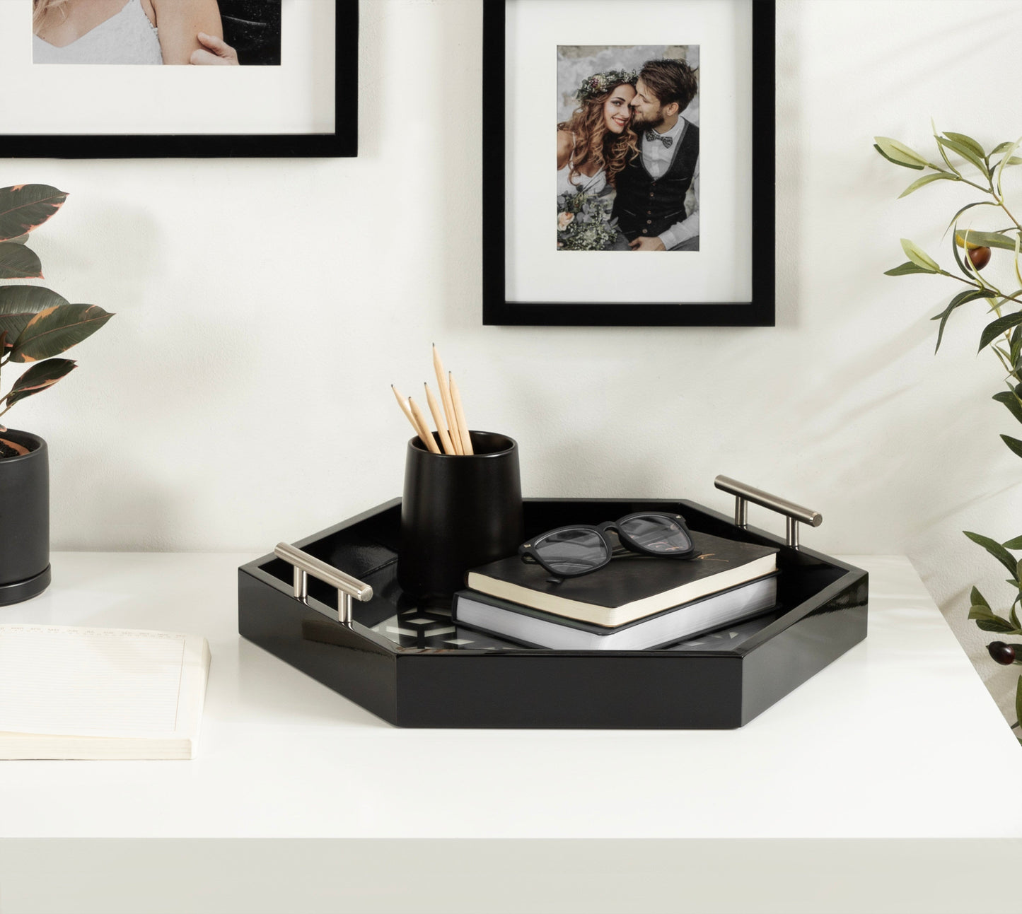 Caspen Hexagon Decorative Tray