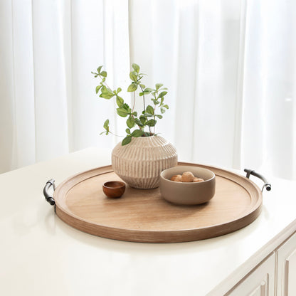 Bruillet Wood Ottoman Tray