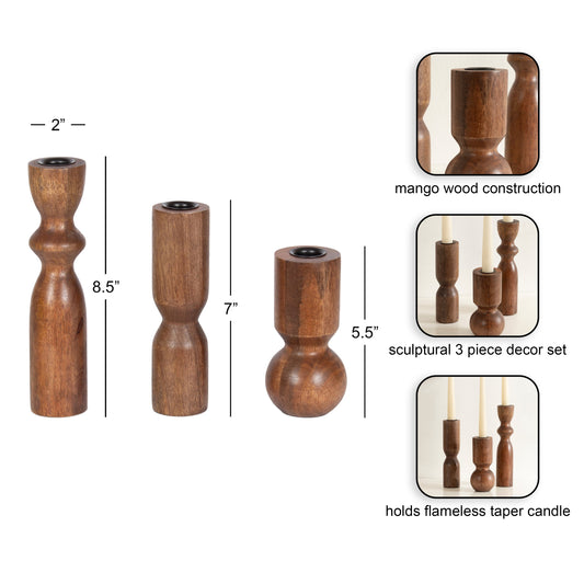 Pico Taper Candle Holder Set
