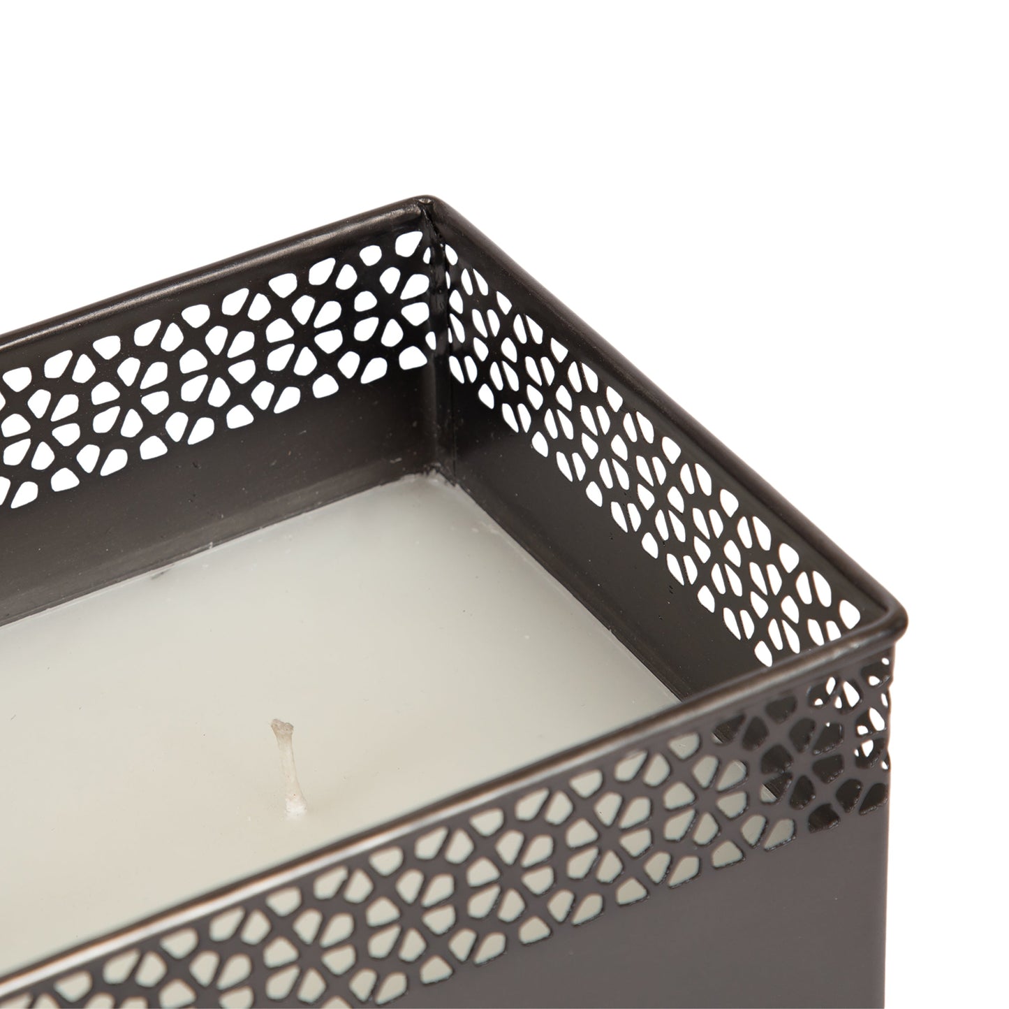 Pearce Rectangle Metal Wax Candle
