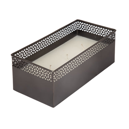 Pearce Rectangle Metal Wax Candle