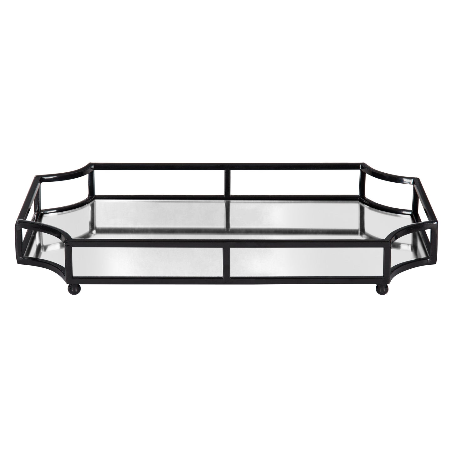 Ciel Metal Mirrored Scalloped Decorative Tray