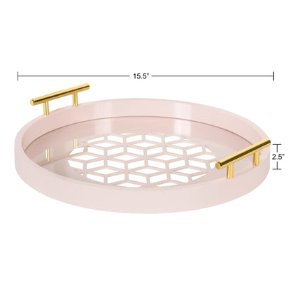 Caspen Round Decorative Tray