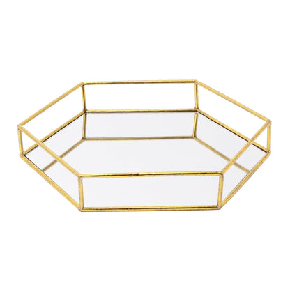 Felicia Nesting Metal Mirrored Decorative Trays