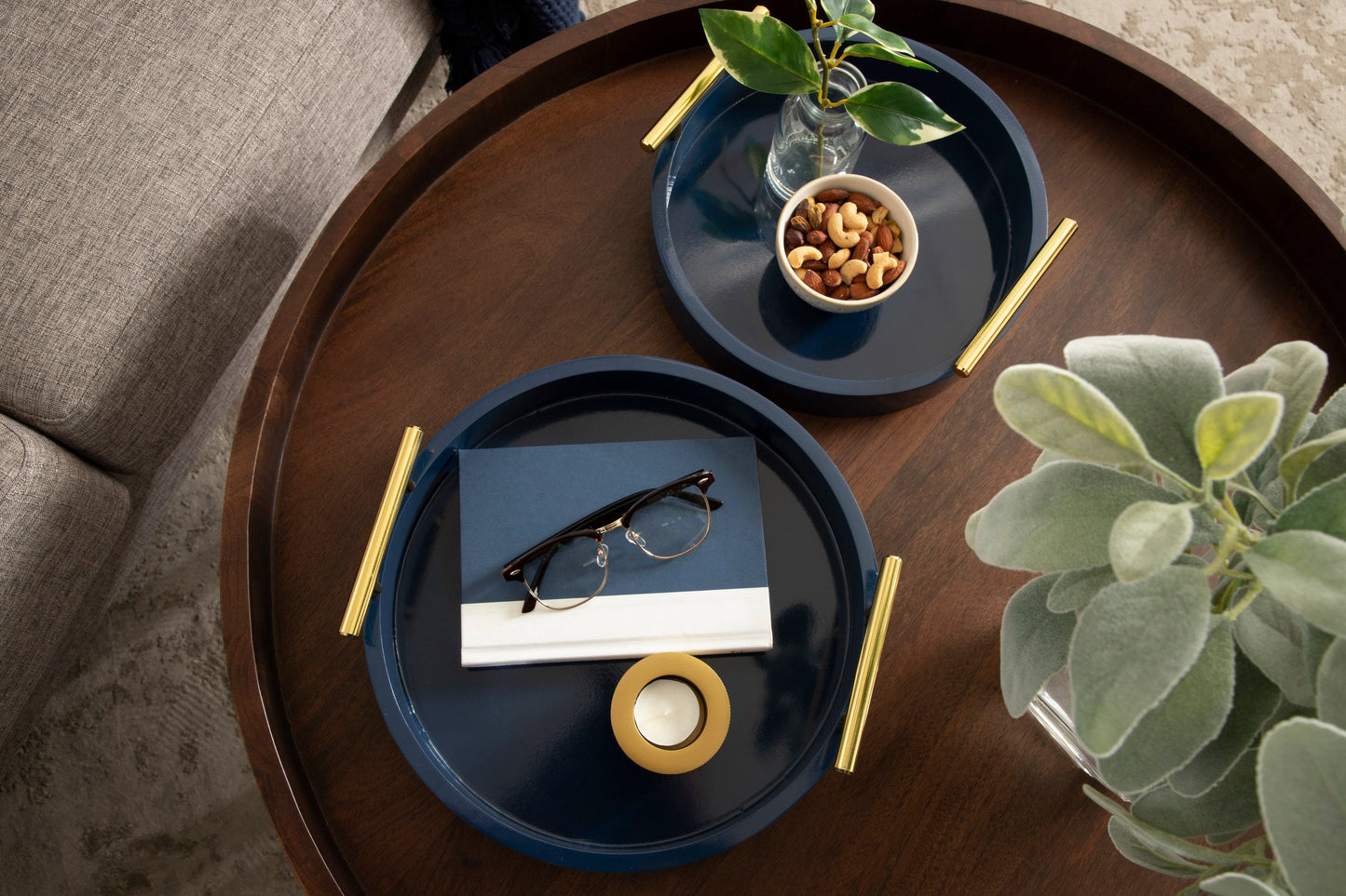 Lipton Round Tray Set