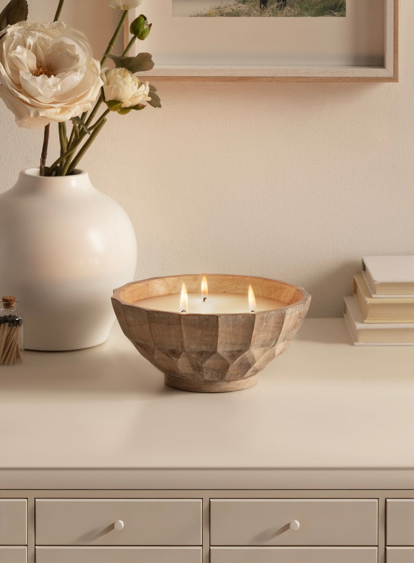 Plete Round Wax Candle Bowl